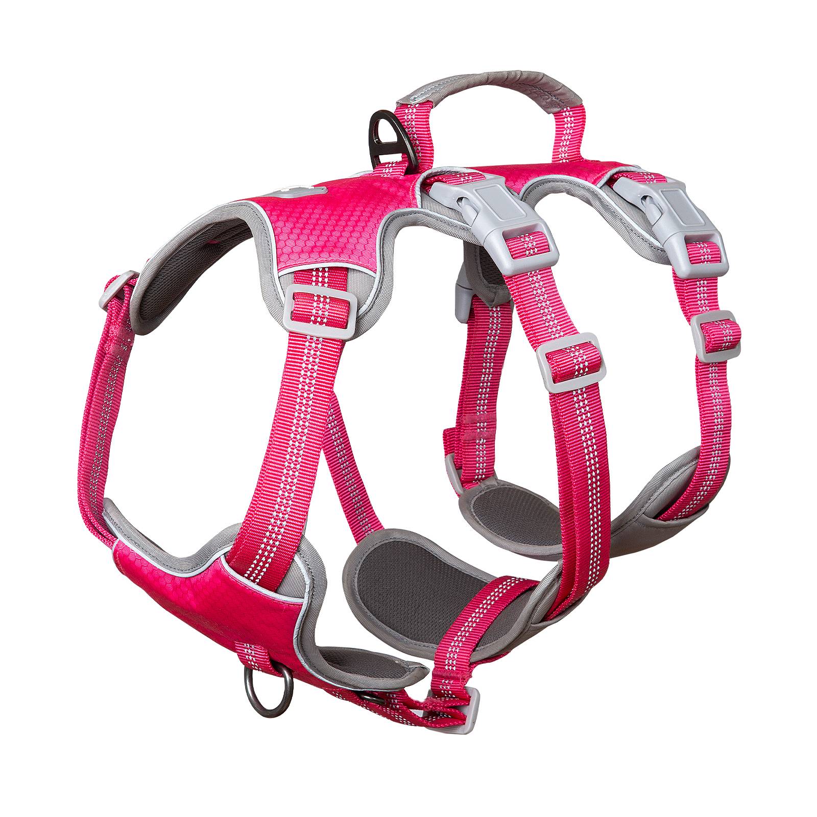 HalfGuardian™ Dustproof Escape Proof Dog Harness Rose Red