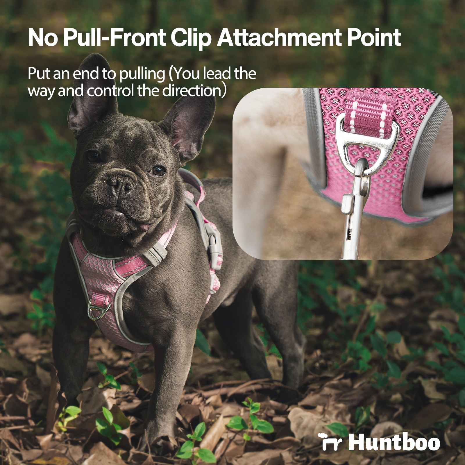 No Pull Dog Harness Pink
